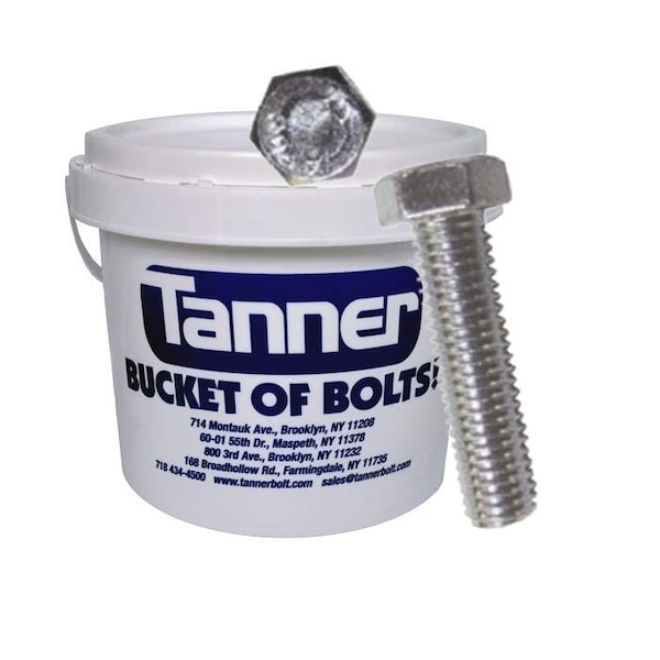Tanner 1/4"-20 Hex Head Tap Bolt, Zinc Plated Steel, 3/4 in L TB-240 - main